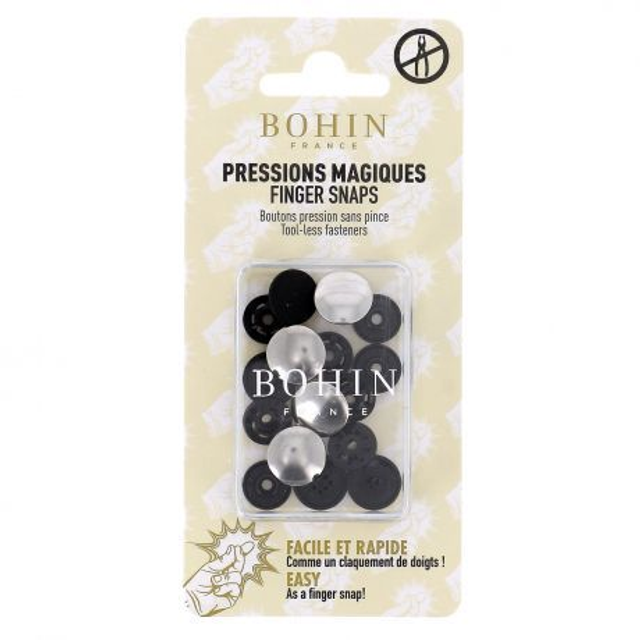 Pressions magiques BOHIN Argent 14mm