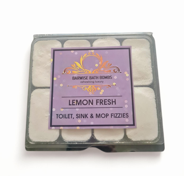 Fresh Lemon Toilet Sink &amp; Mop Fizzies 