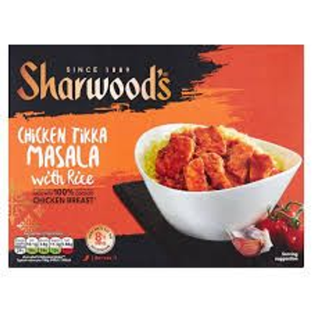 Sharwood's Chicken Tikka Masala with Rice 375g