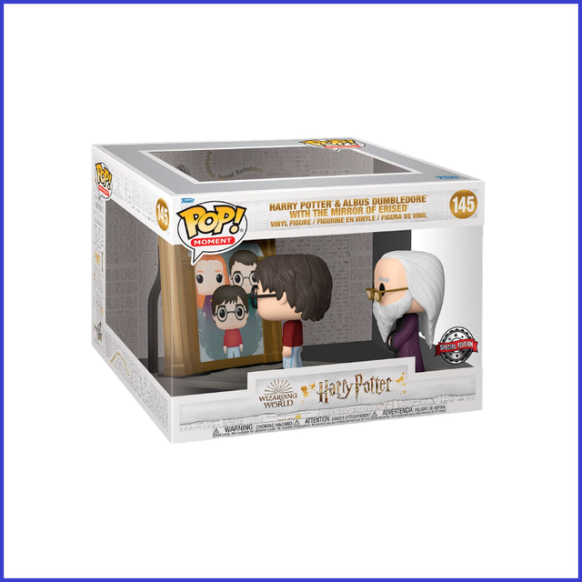 POP figure Moment Harry Potter - Harry Potter & Albus Dumbledore the Mirror of Erised Exclusive #145
