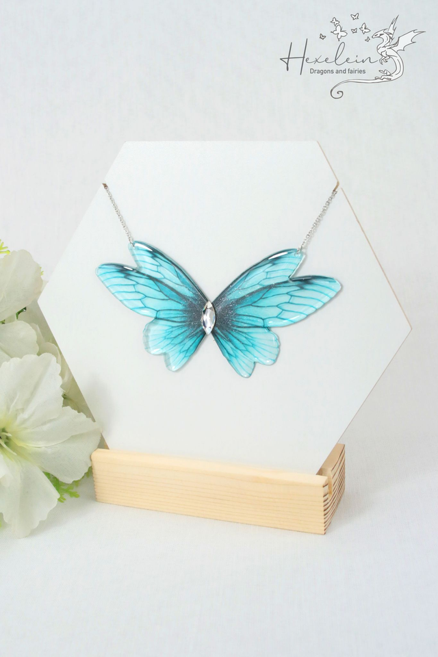 Turquoise fairy necklace