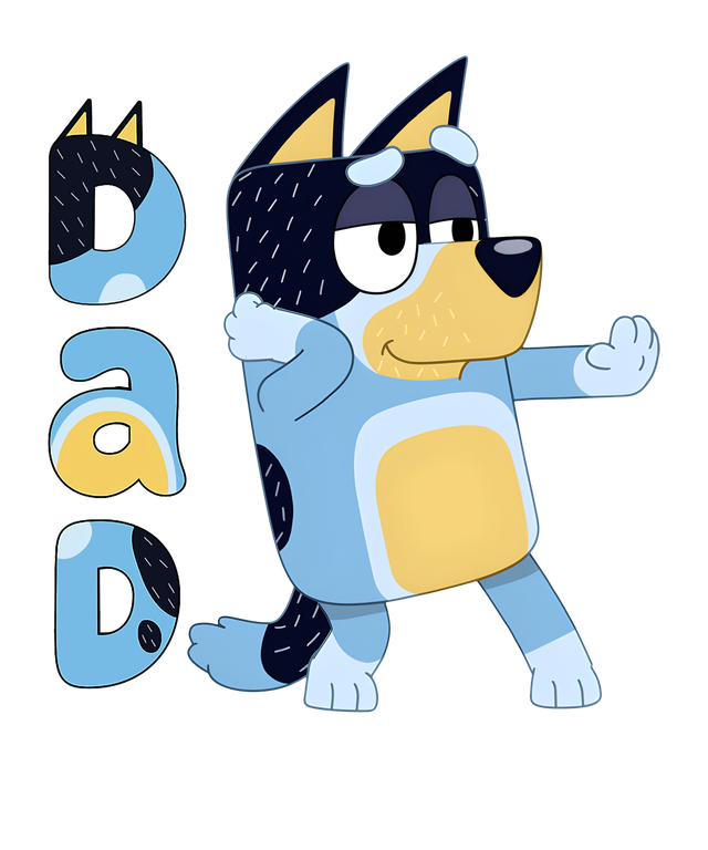 Bluey Dad DTF 
