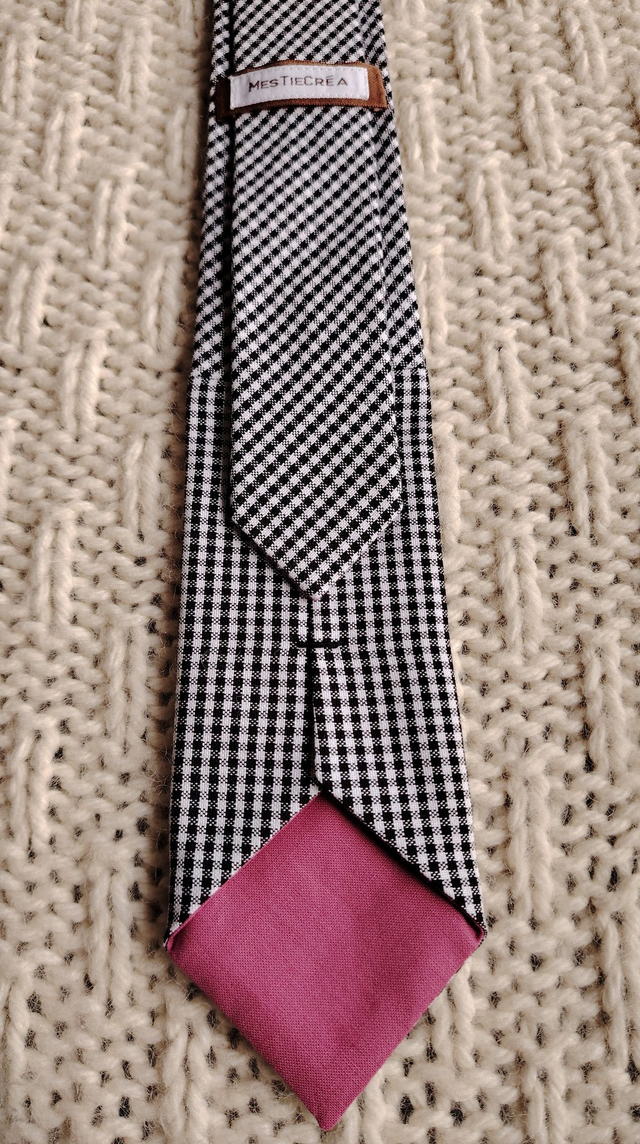 Cravate bout inversé, pièce unique 🤍