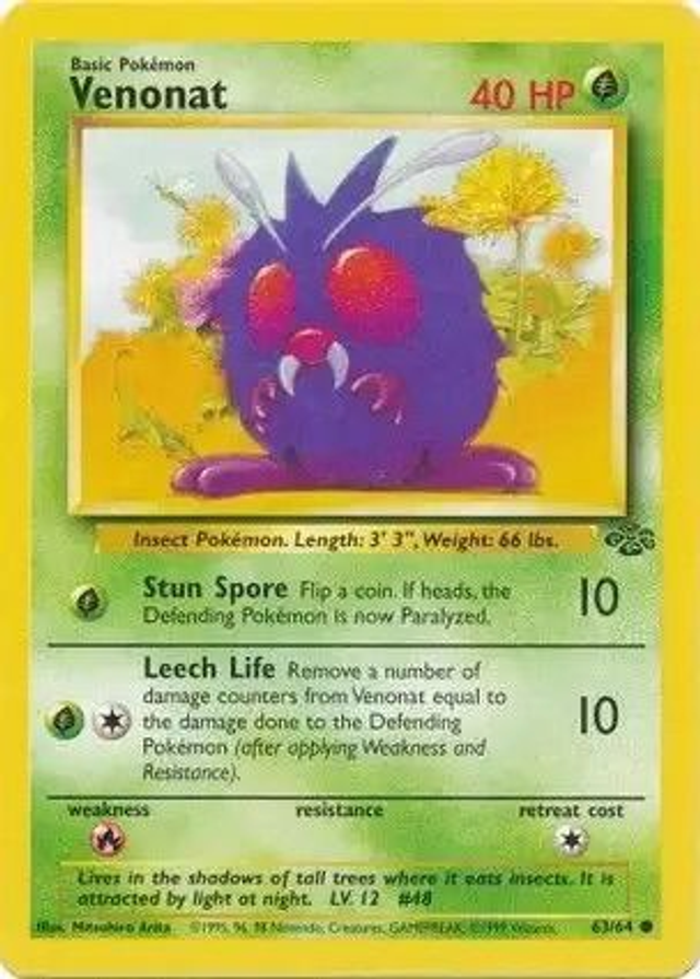 Venonat - 63/64 (Jungle Unlimited)
