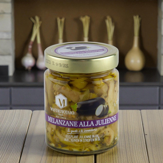 Melanzane alla julienne - 280gr - Mastrototaro Food