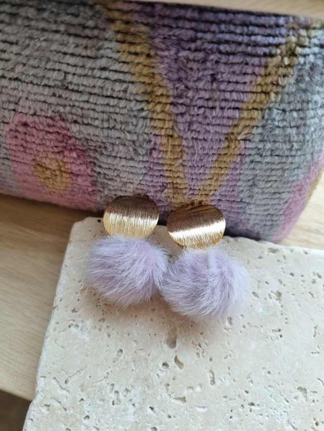 Fellpuschelchen Ohrringe 