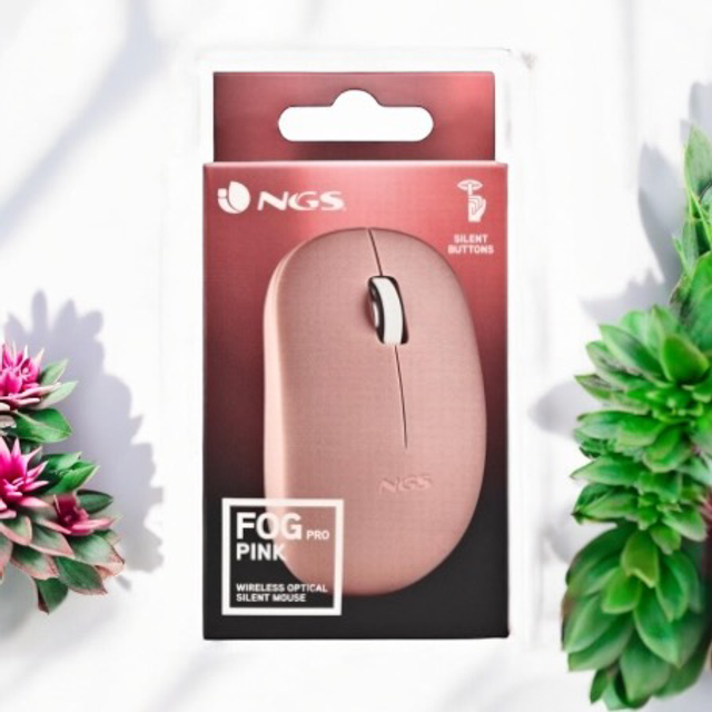 Souris Sans Fil NGS Fog Pro 2.4 GHZ - Rose 