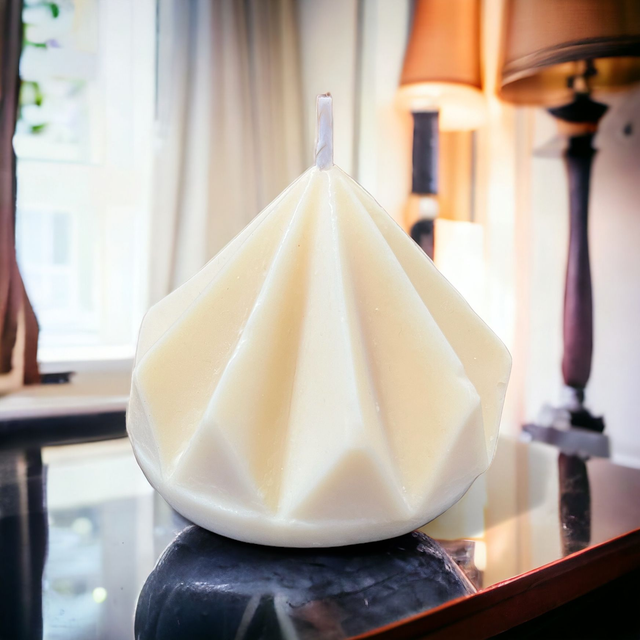 Bougie Diamant  - Parfum Vanille - 150g      