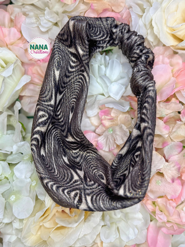 Bandeau Marron Beige – Fait main