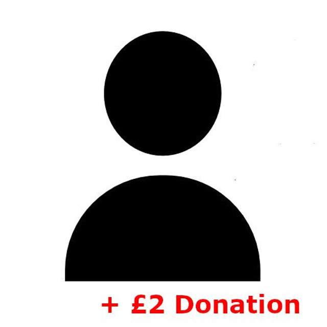 Single Membership plus 2 pound donation