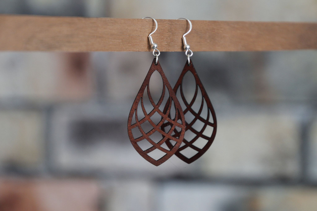 BOUCLE D&#039;OREILLE N°9 : La toile