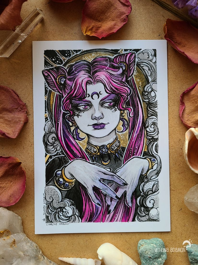 Moon Witch - carte A6