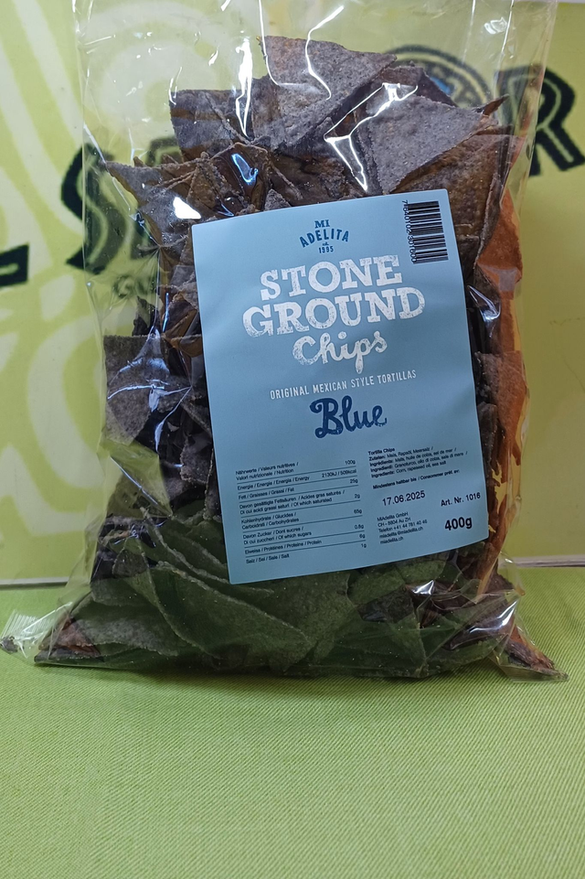 Tortillachips blau Totopos azules MiAdelita 400 g