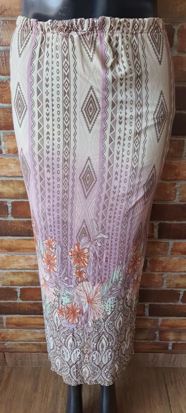 Saia Longa Estampada,T/38