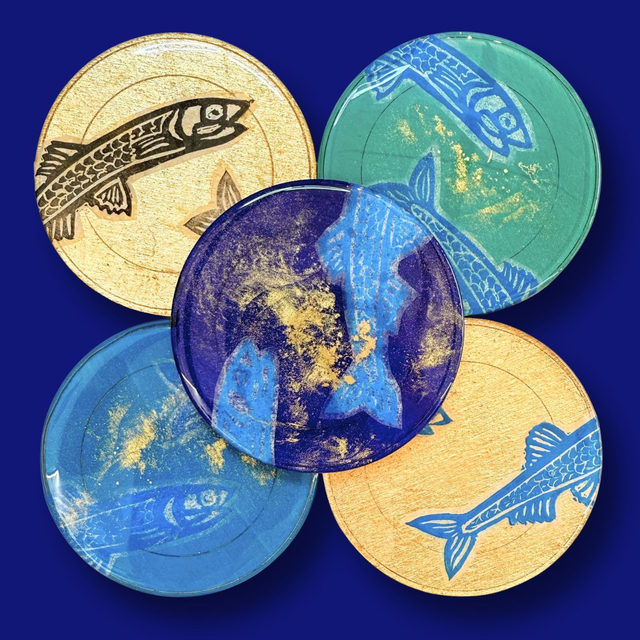 Set 6 sottobicchieri