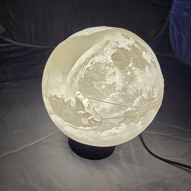 Lampe boule de nöel