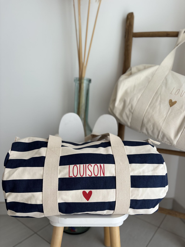 Sac polochon - Rayé