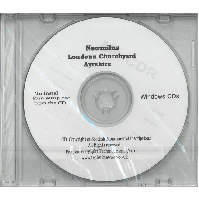 Newmilns, Loudoun Churchyard, Ayrshire CD