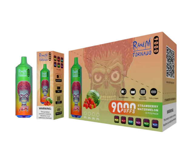Tornado RandM 9000 Taff - FRAISE PASTÈQUE
