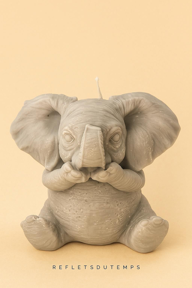 Bougie éléphant 