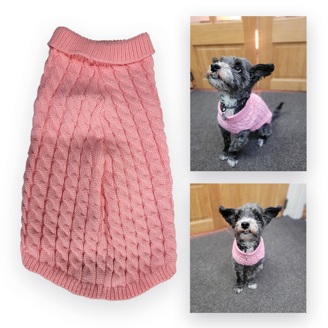 Pink Knitted Jumper