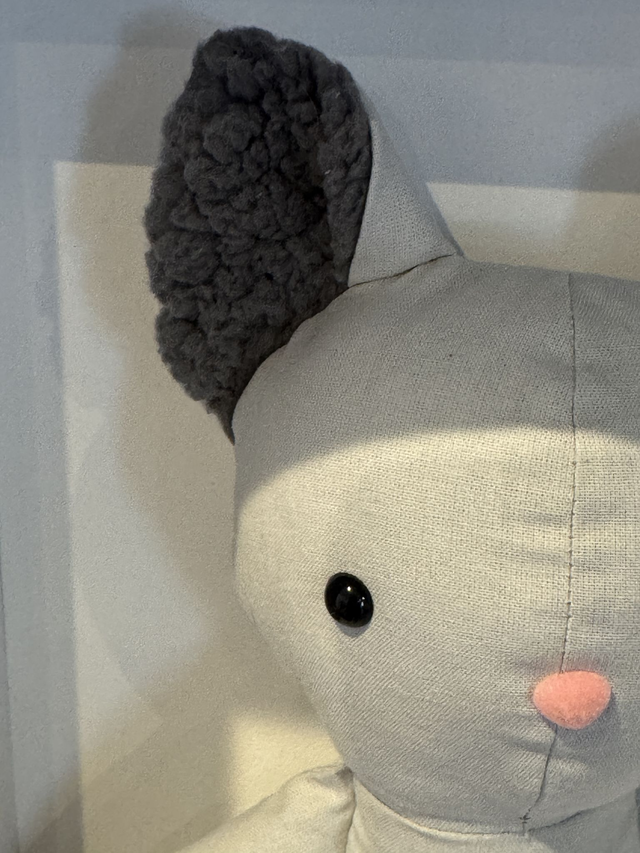 Kiki chat coton gris