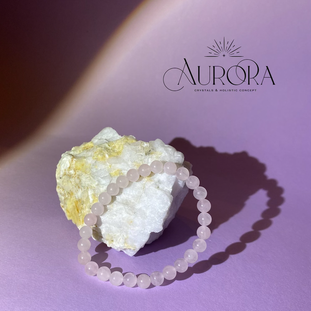 ROSE Love  Kids Rosenquarz Armband 