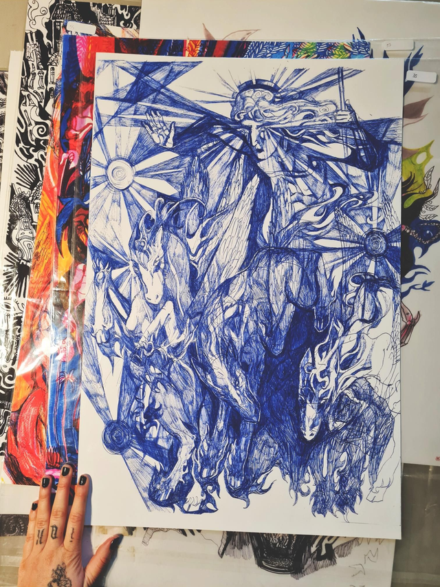 Reproduction illustration grand format - Apcalypse