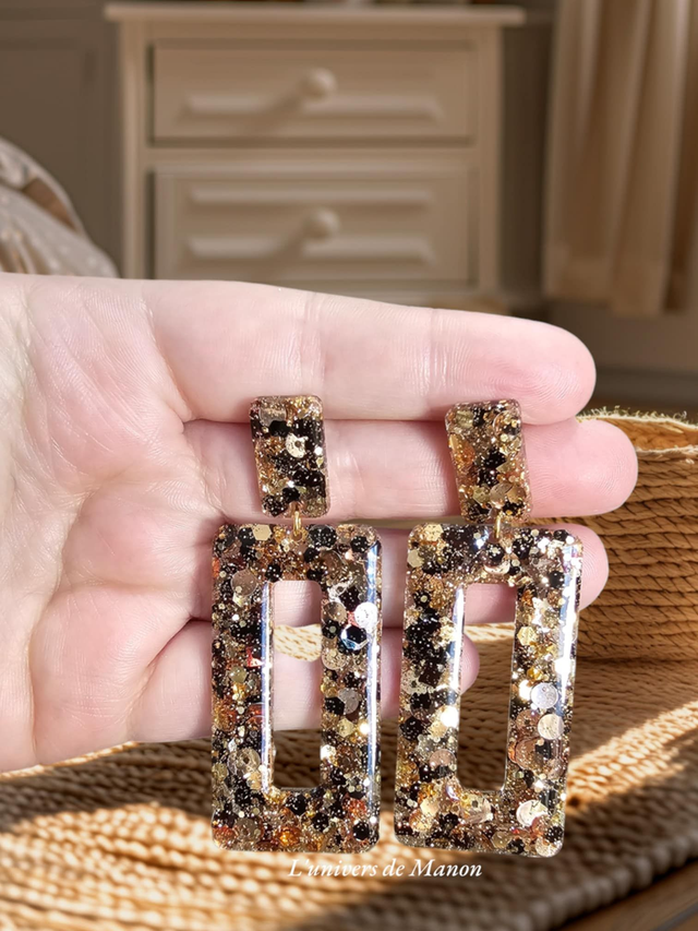 Boucle d&#039;oreille &quot;Carole &quot; 