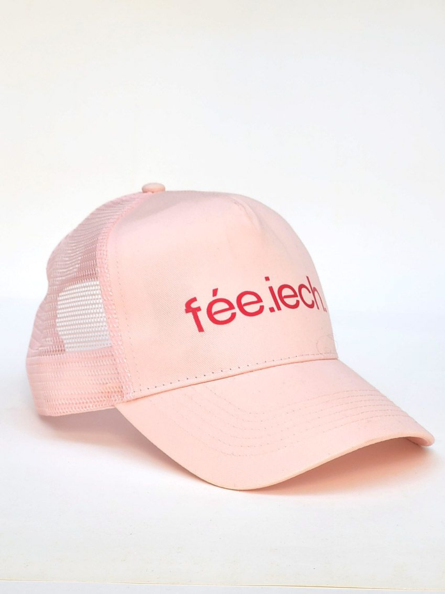 CASQUETTE.TRUCKER_ADULTE_ROSE_FEEIECH