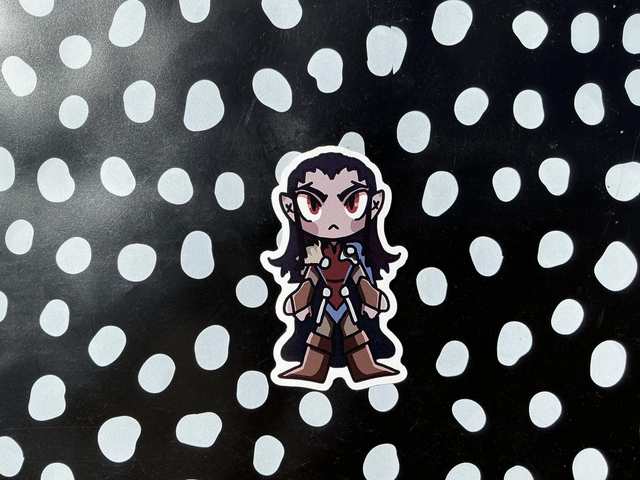 Chibi Strahd sticker