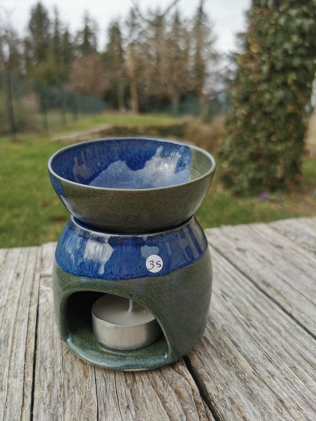 Diffuseur brûle-parfum - Paon