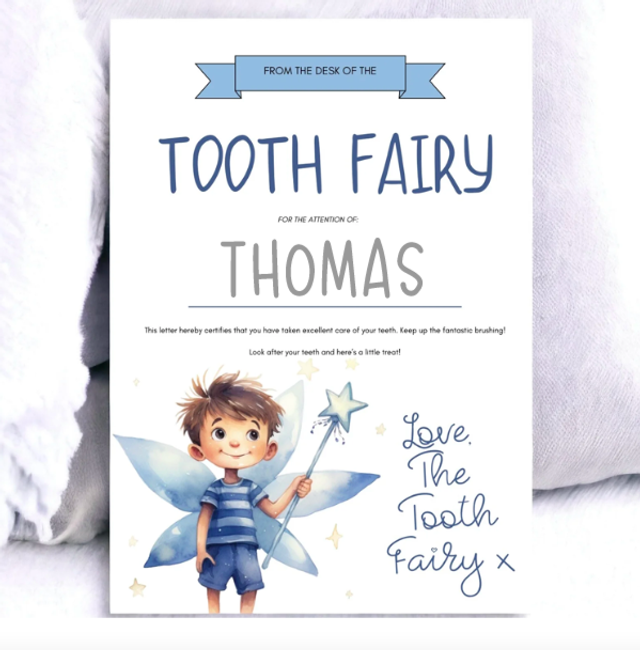 The Tooth Fairy - Certificate