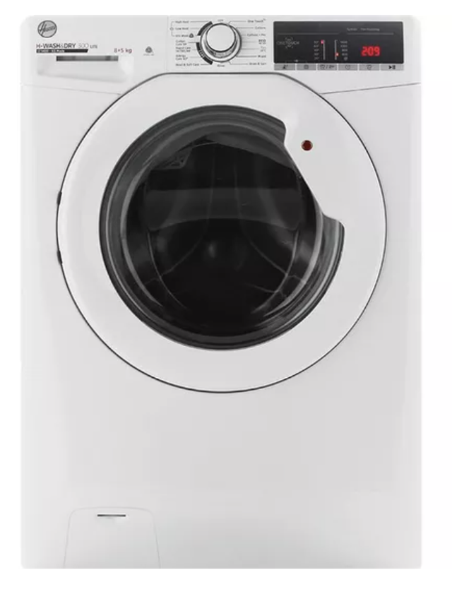 HOOVER H-Wash 300 H3D 485TE NFC 8 kg Washer Dryer - White
