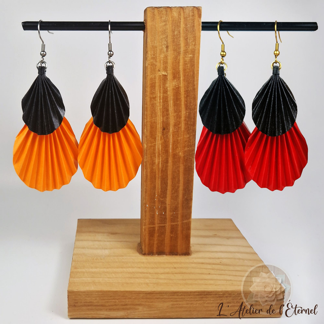 Boucles d'oreilles Licuala Royal Halloween