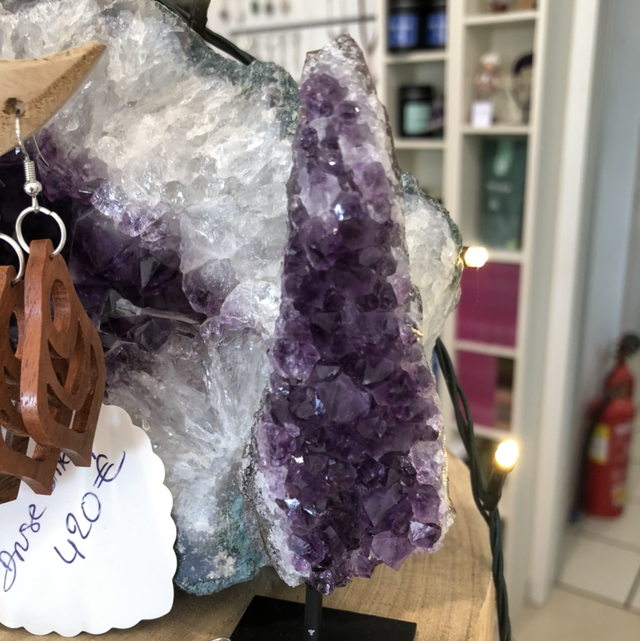 Améthyste sur pied Qualité Extra