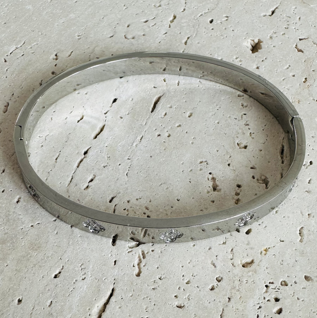 Cuff armband klaver 
