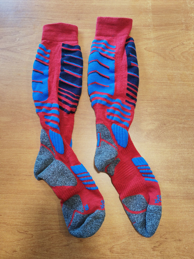 Chaussettes de ski rouge 37/38