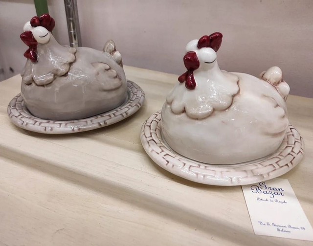 Piattino con coperchio country