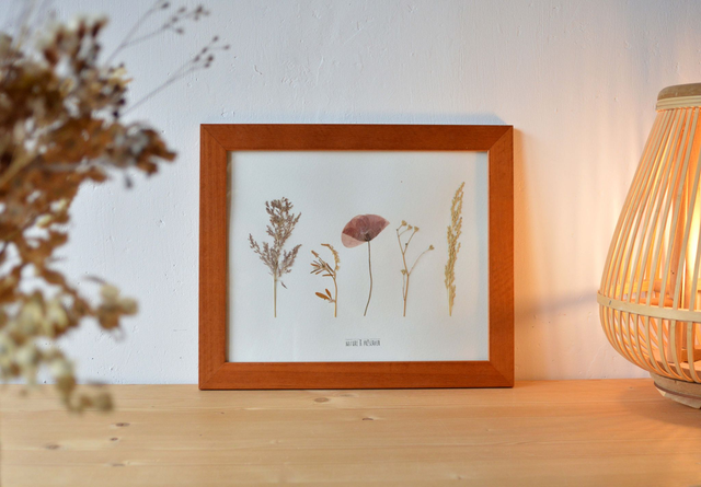 Tableau 24*30 cm - Herbier champêtre