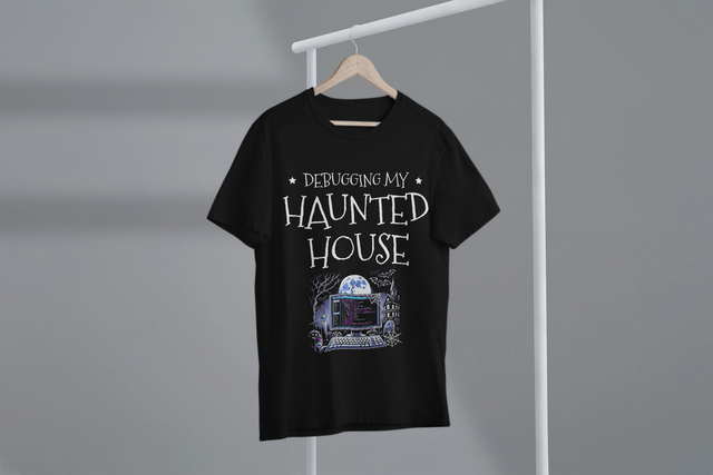 Debugging My Haunted House, Halloween Fun, Tech Humor. Debugging in meinem Spukhaus, Halloween-Spaß, technischer Humor