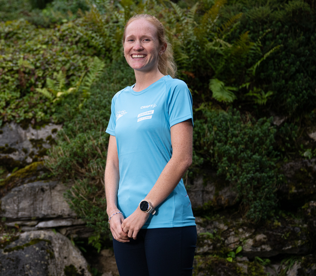 T-Shirt nur für Finisher Damen (blau) 2024 