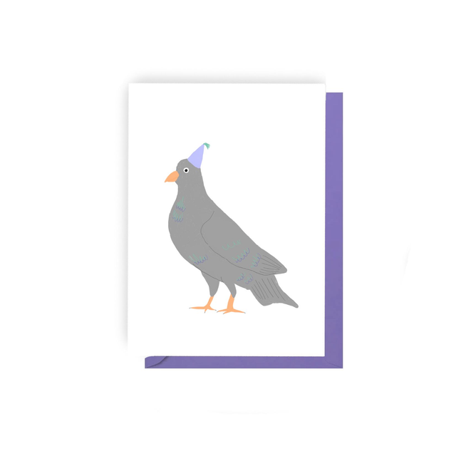 Percy Pigeon - Illustrated Birthday Card   