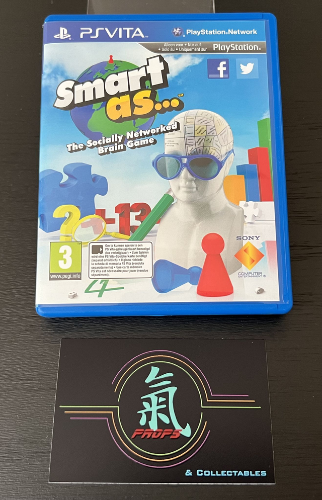 Sony PsVita game : Smart As ... * Complete *