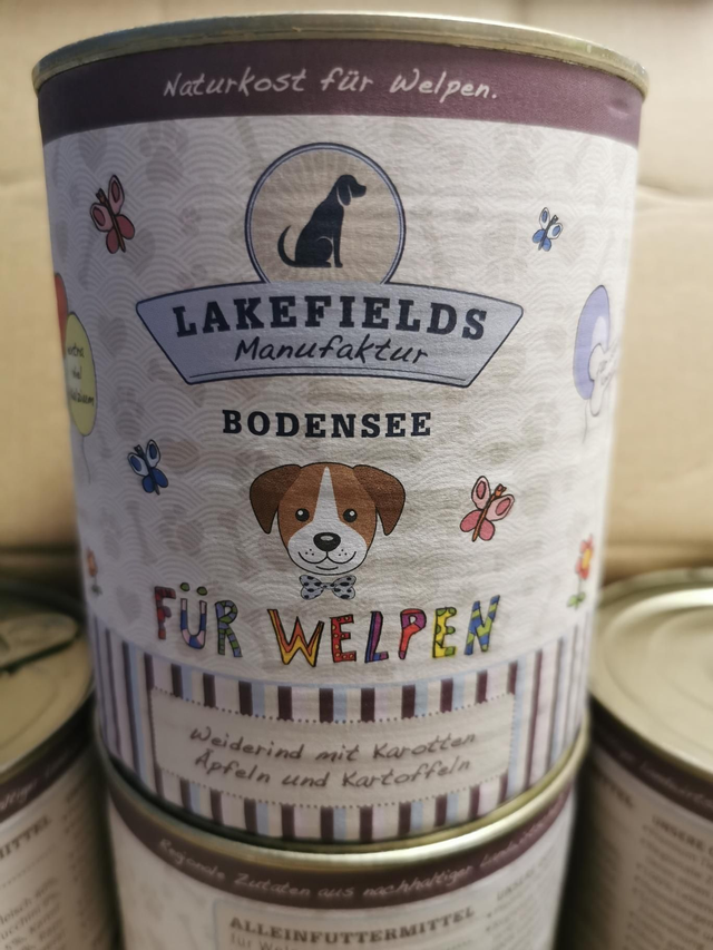 Nassfutter - Weiderind für Welpen - Lakefields