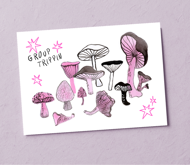 “Pilze” Postkarte