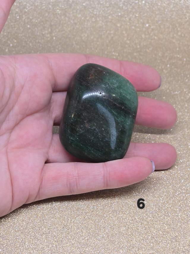 Aventurine verte forme galet