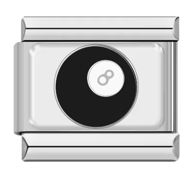 Charm Bola 8 Envejecido