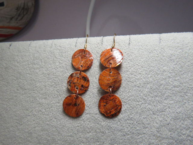 Boucles d'oreilles nacre 
