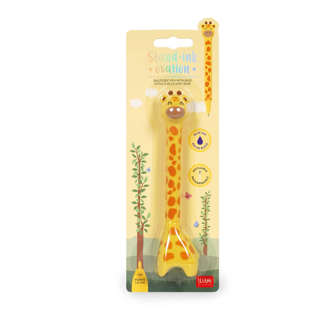 Stand-ink Ovation - Penna A Sfera Con Base - Giraffe